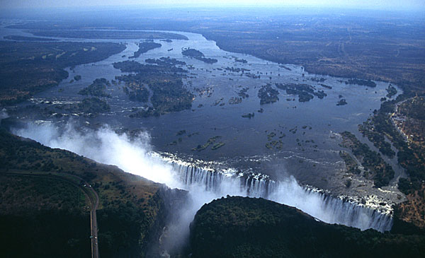 Les chutes du Zambèze